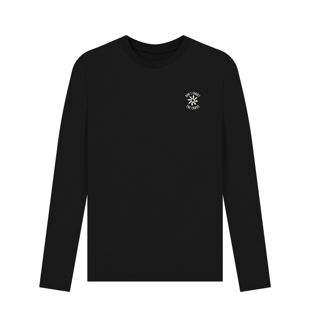 Black Printed Long Sleeve T Shirt