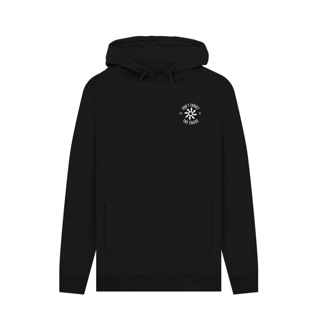 Black Recycled Hoody Front