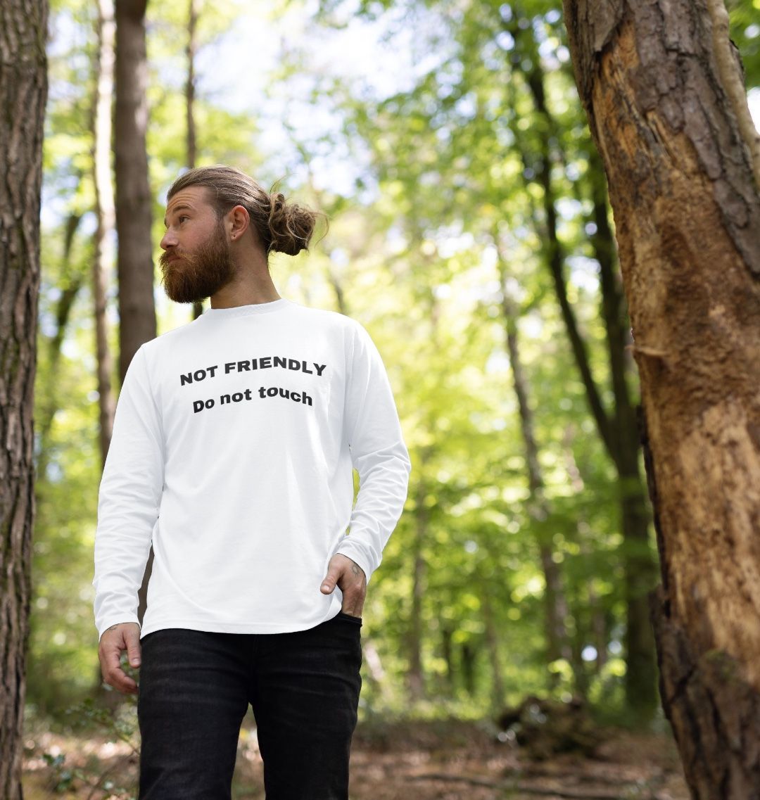 Don't Forget The Chaos "Not Friendly" Long Sleeve T