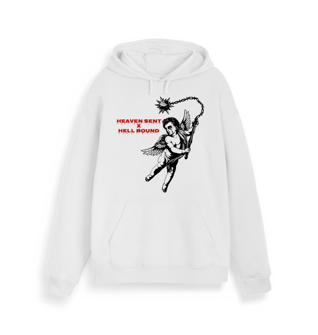 White Don't Forget The Chaos \"CHERUBY\" Hoodie