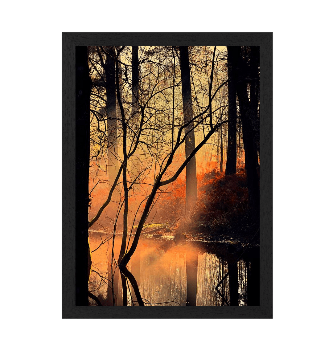 Black Frame Don't Forget The Chaos \"Morning Light\" Canvas