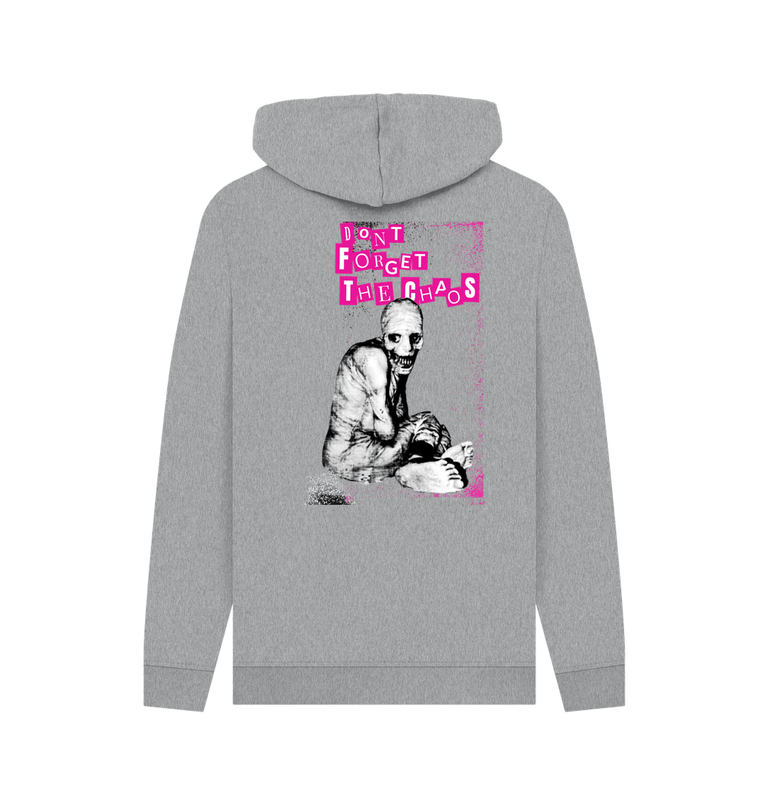 Light Heather Printed Hoody Back