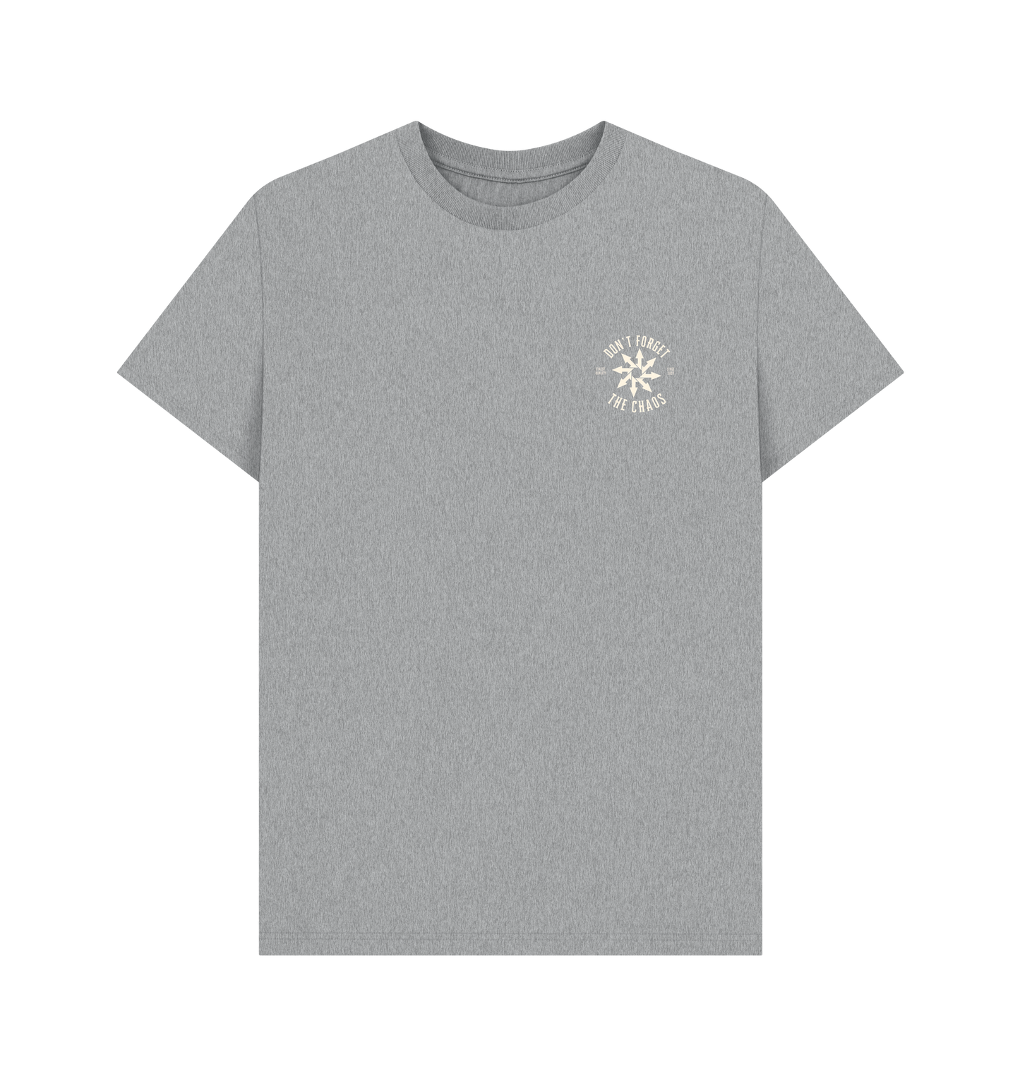 Athletic Grey Printed T-shirt Front