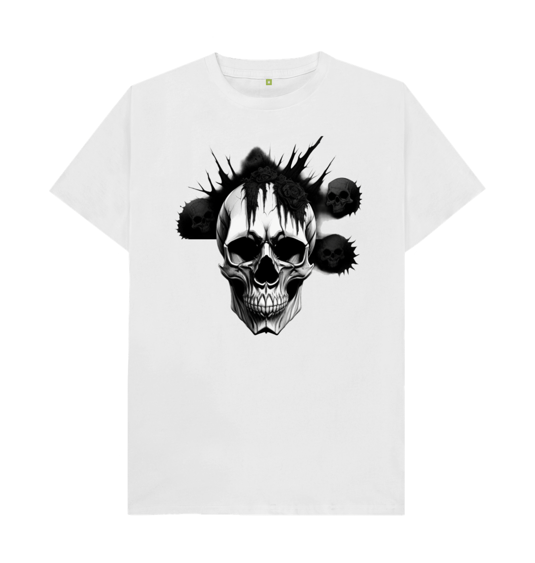 White Don't Forget The Chaos \"Scary Josh\" T -Shirt