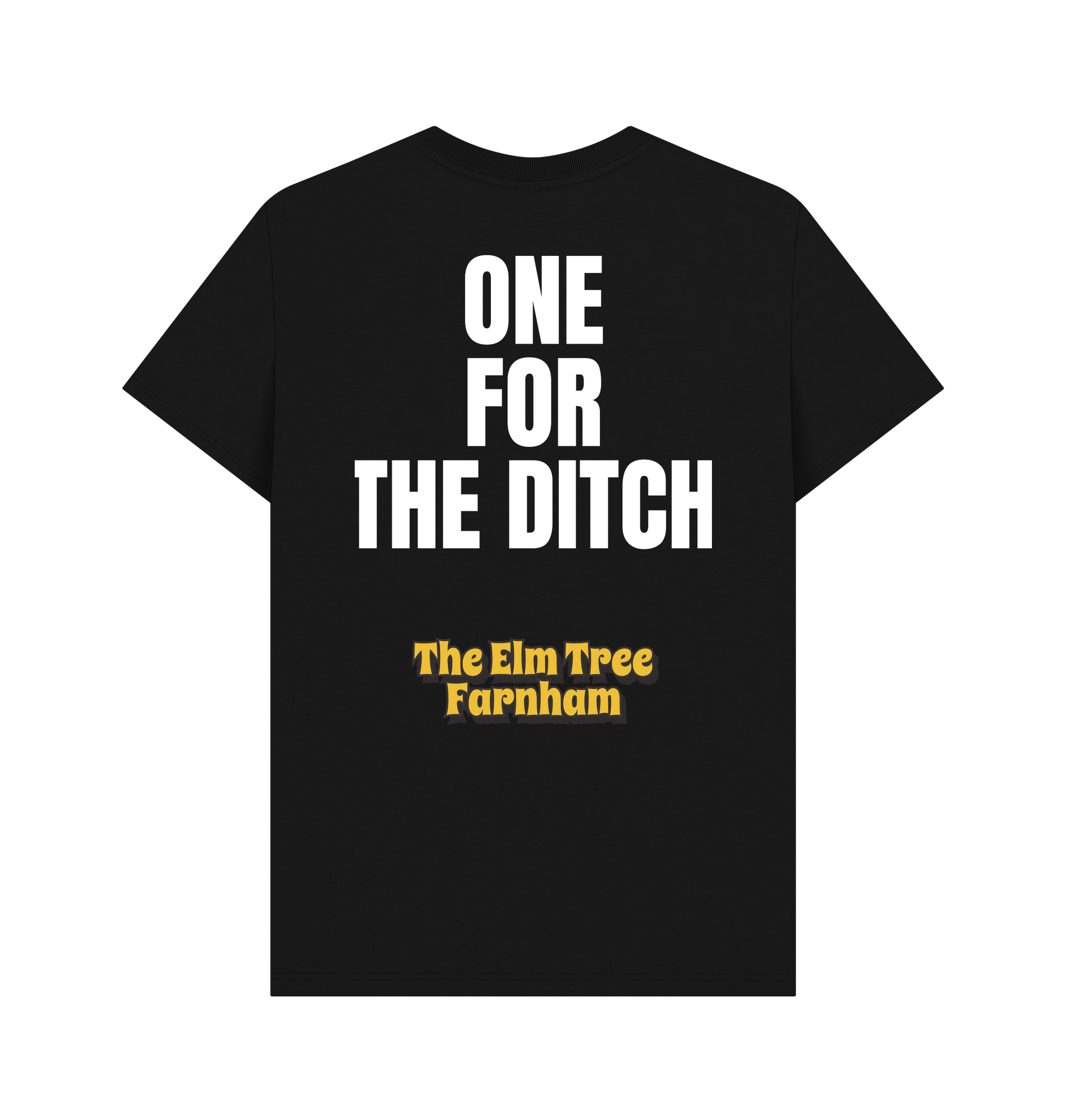 Black Printed T-shirt Back