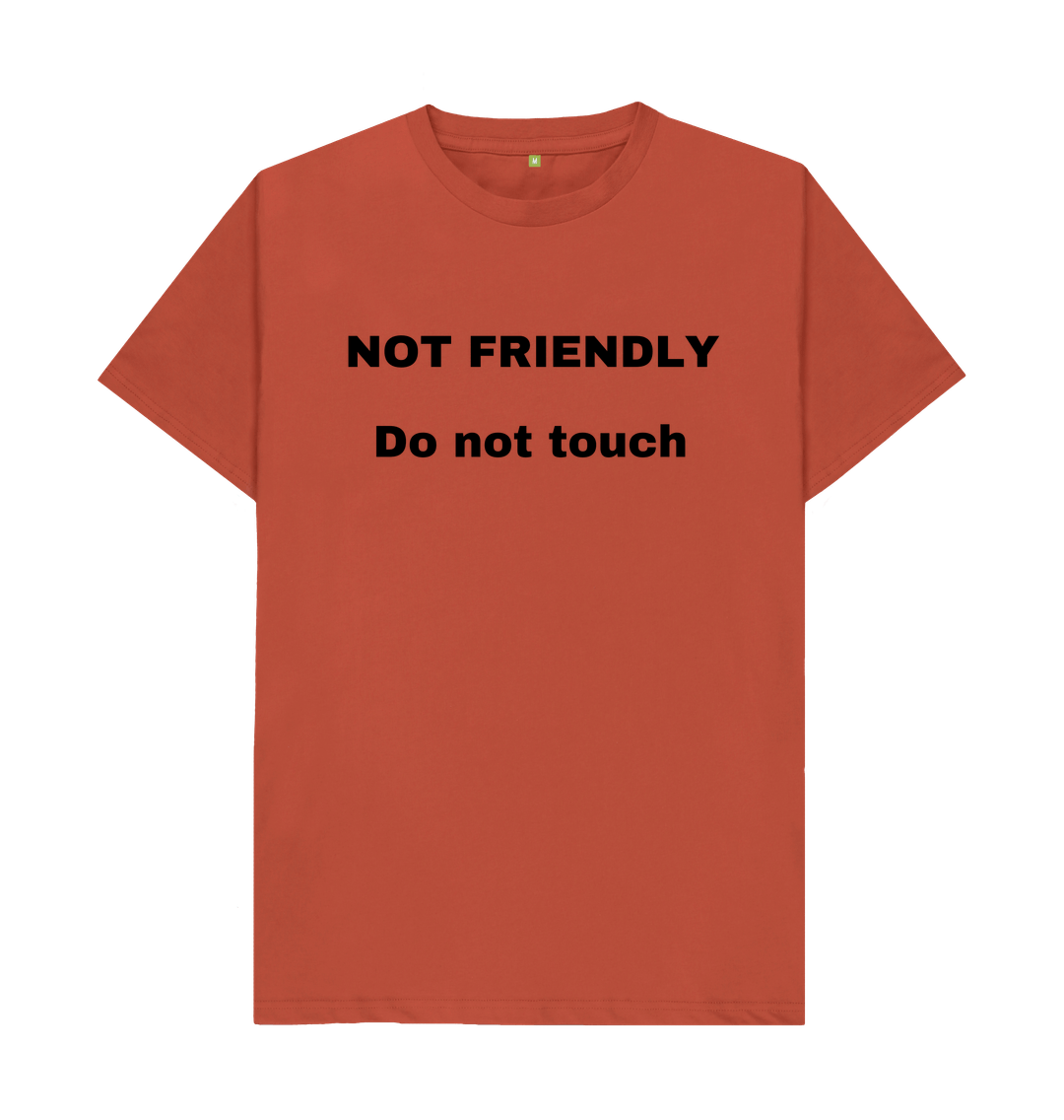 Rust Don't Forget The Chaos \"Not Friendly\" T-Shirt