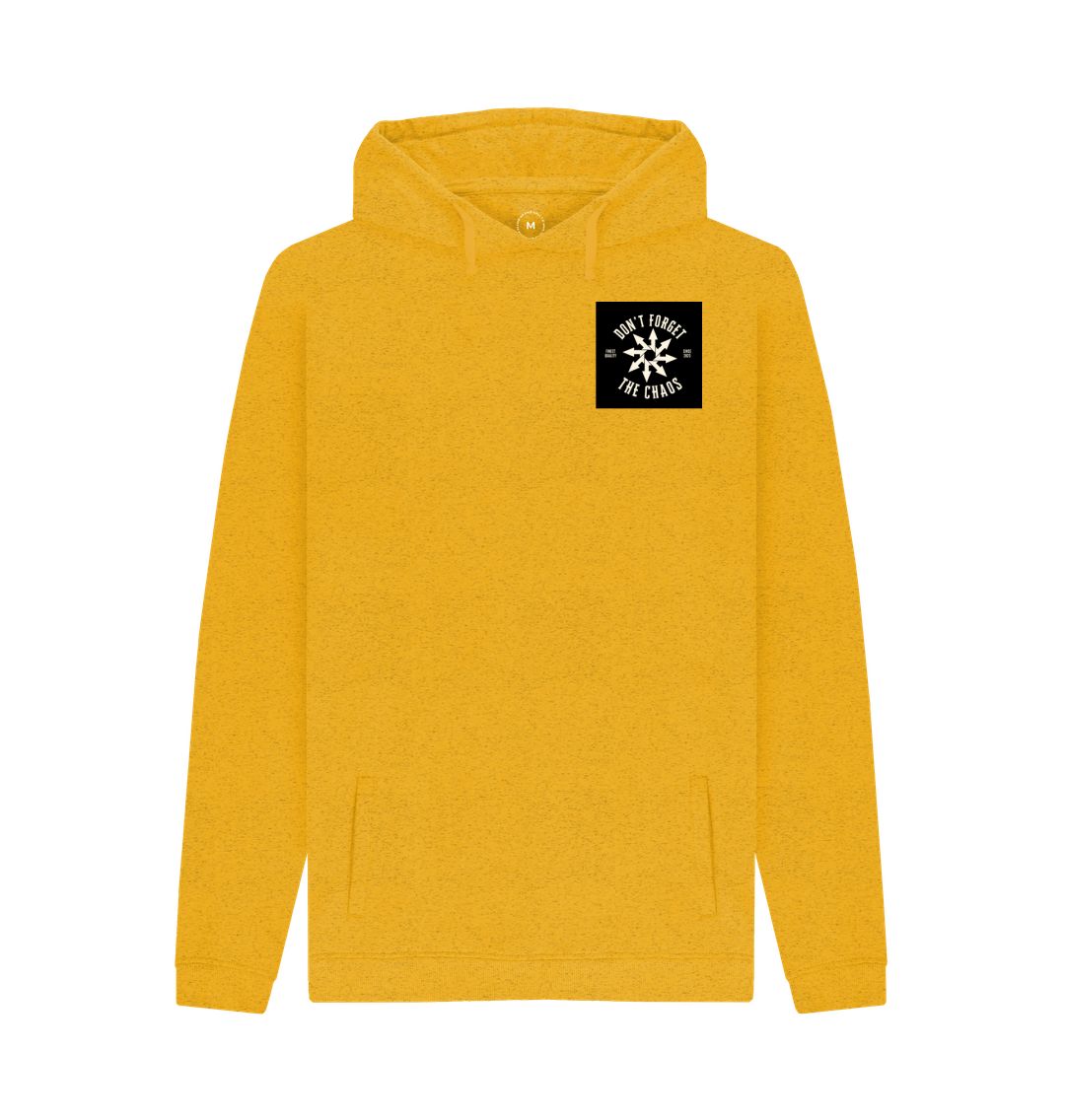 Sunflower Yellow Don't Forget The Chaos \"White Noise\" Unisex Hoodie