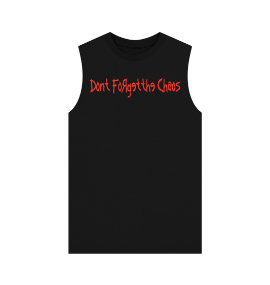 Black Don't Forget Chaos \"Weird Tank\" Vest Top