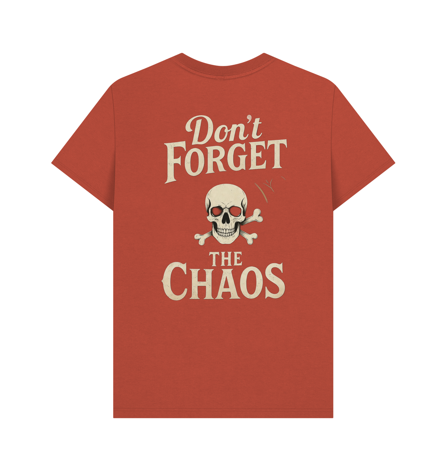 Rust Printed T-shirt Back