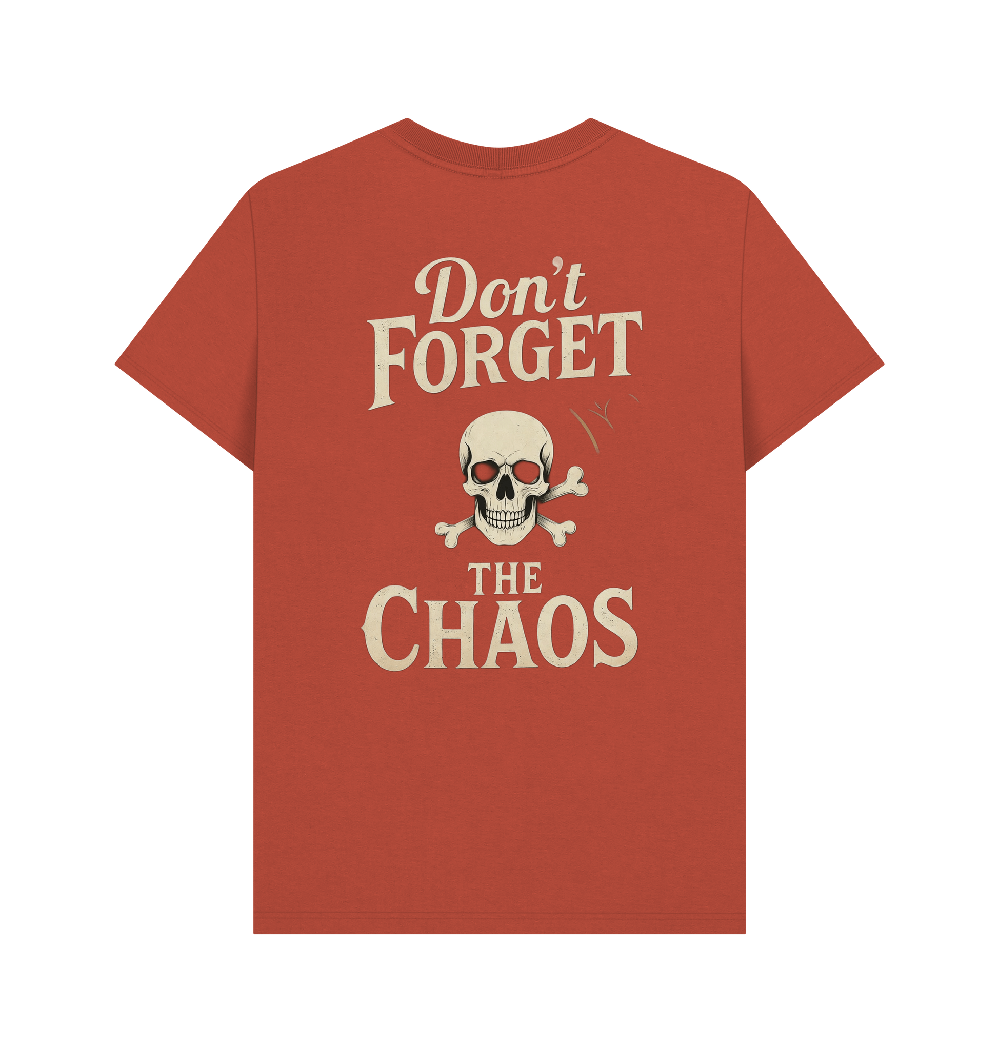 Rust Printed T-shirt Back