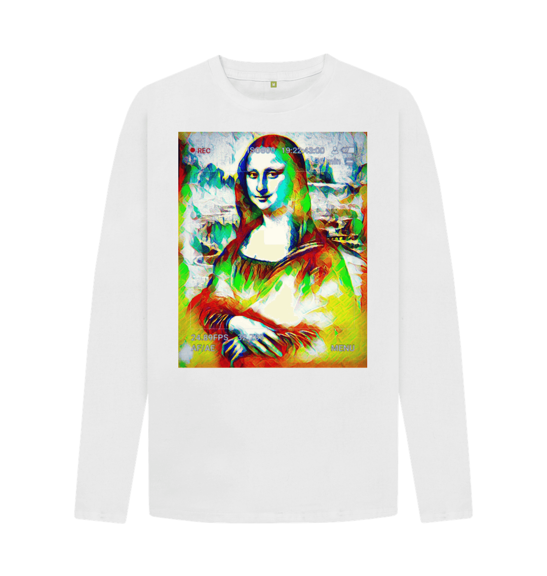 White Don't Forget The Chaos \"Mona\" Long Sleeve T