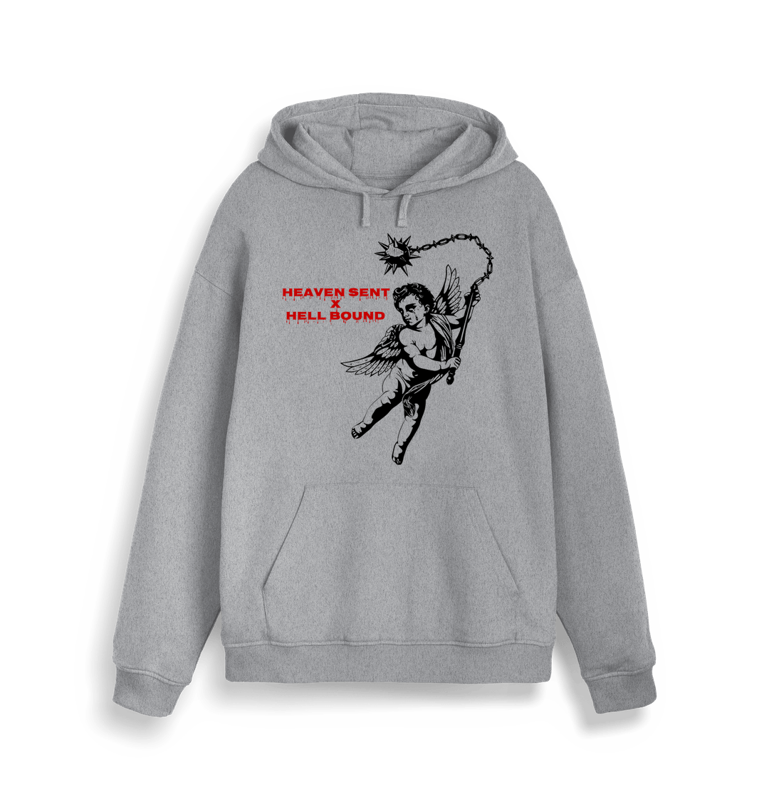 Heather Grey Don't Forget The Chaos \"CHERUBY\" Hoodie