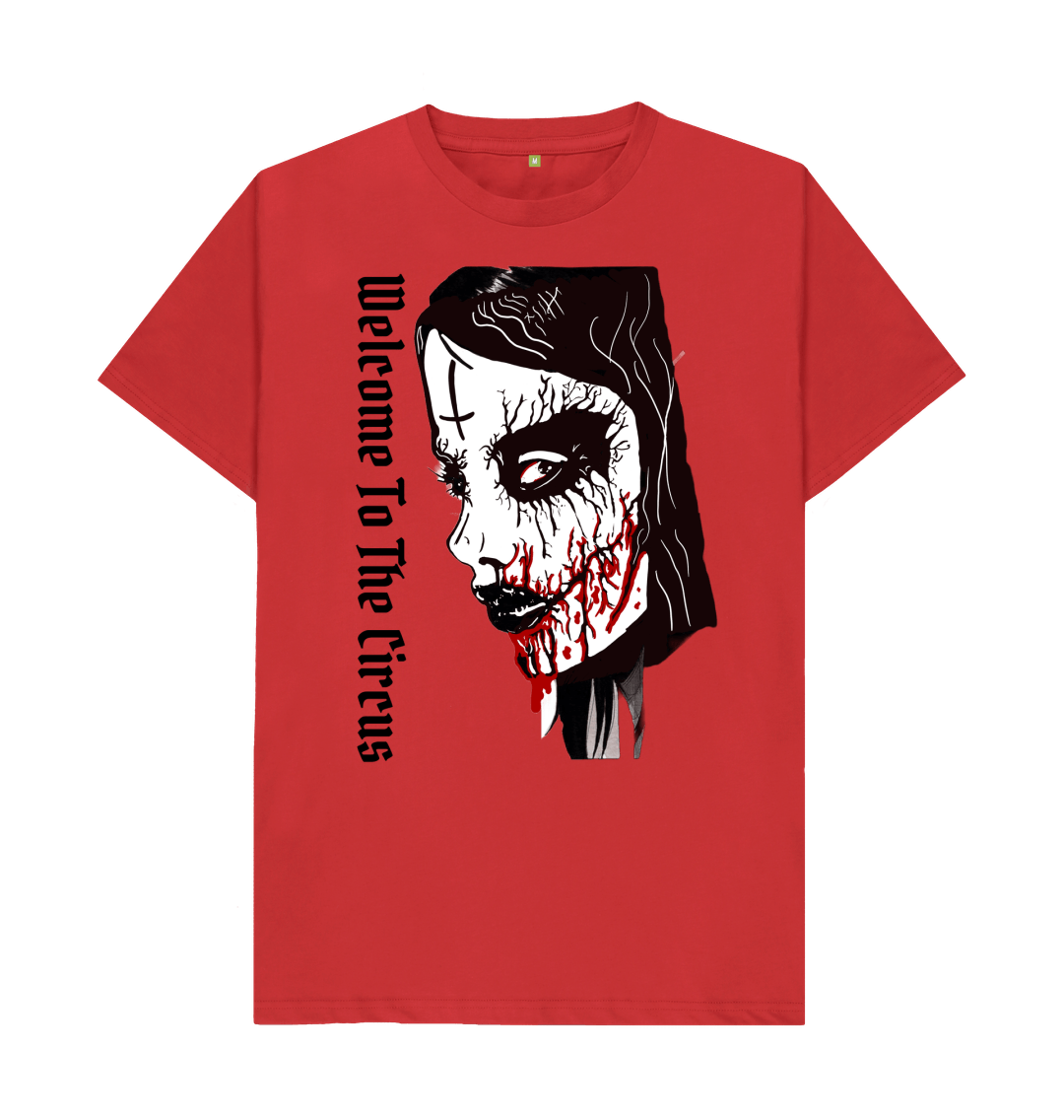 Red Don't Forget The Chaos \"Circus Face\" T-shirt