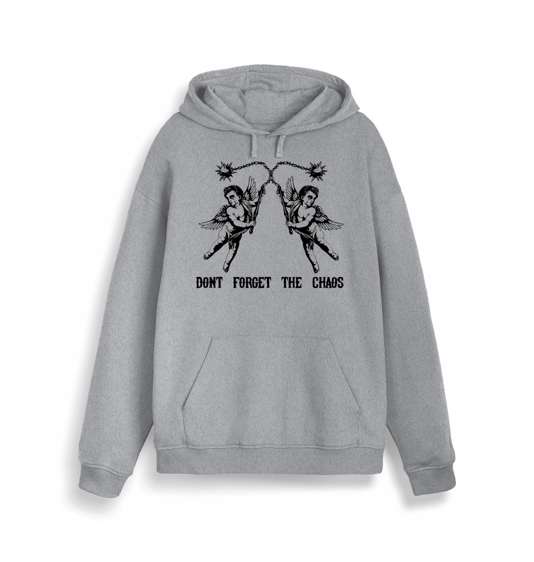 Heather Grey Don't Forget The Chaos \"Cherub\" Hoodie