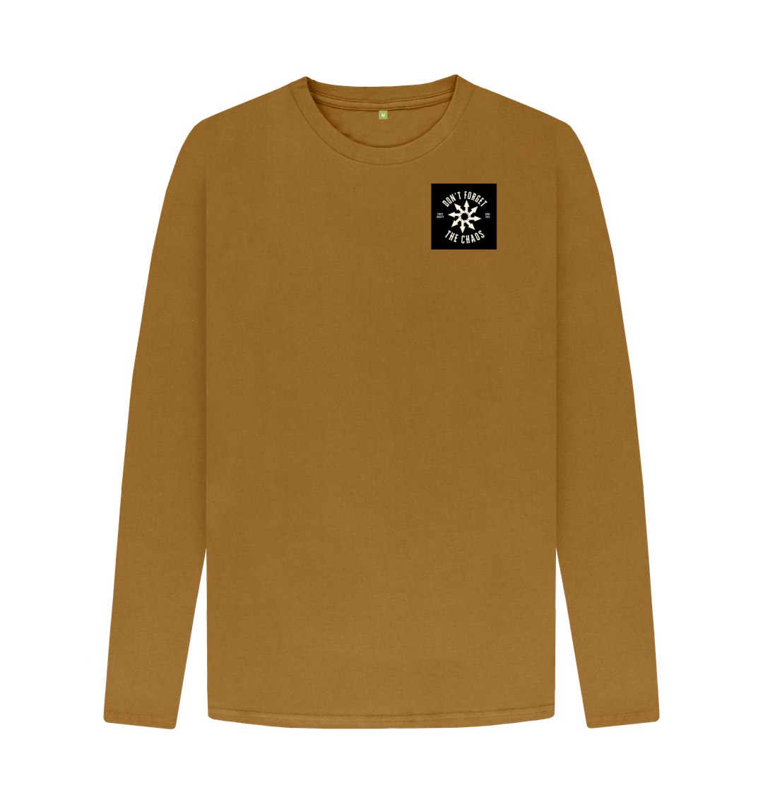 Brown Don't Forget The Chaos \"Chaotic By Design\" Long Sleeve T