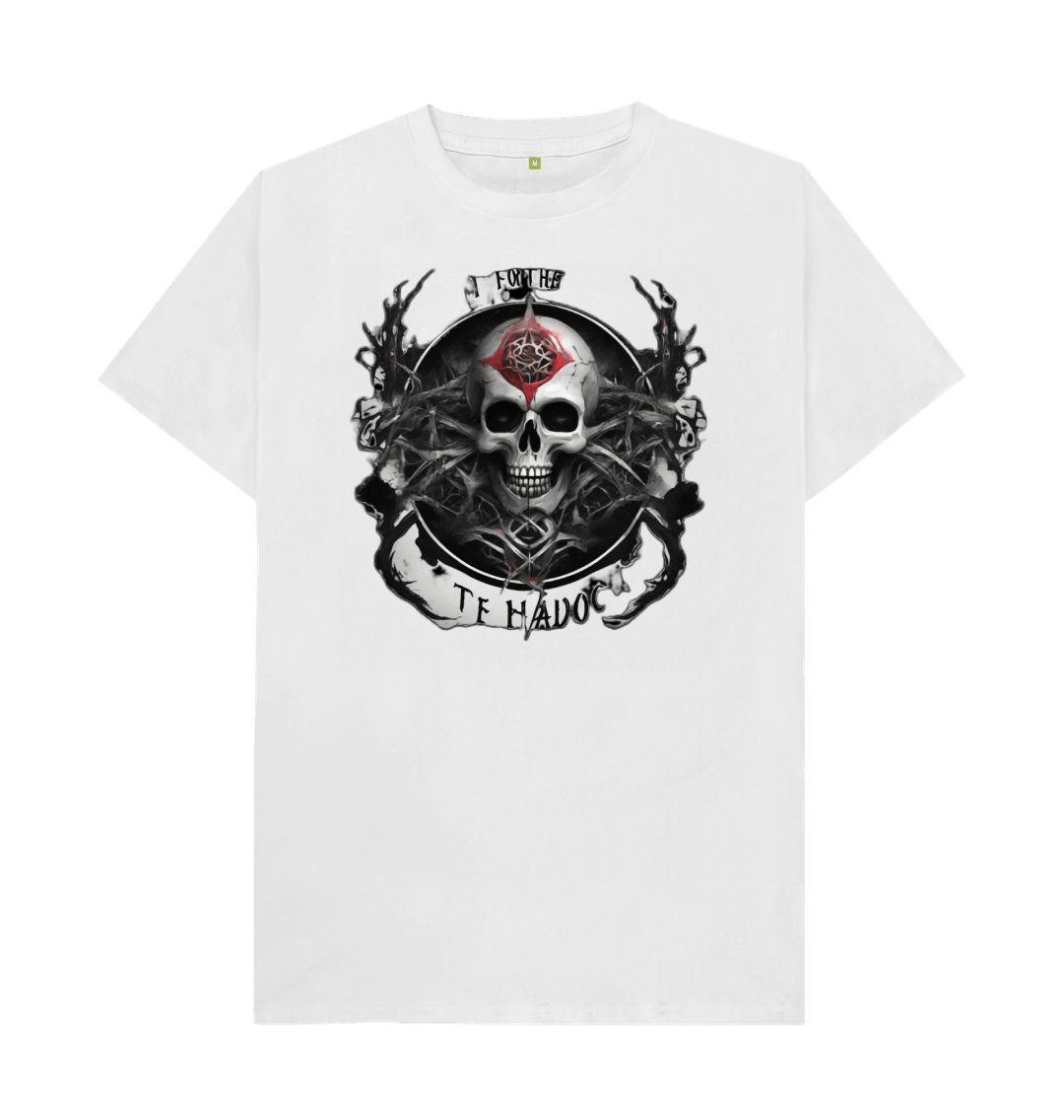 White Don't Forget The Chaos \"Chaos Skull\" T-Shirt