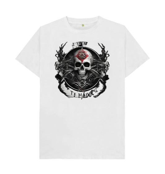 White Don't Forget The Chaos \"Chaos Skull\" T-Shirt