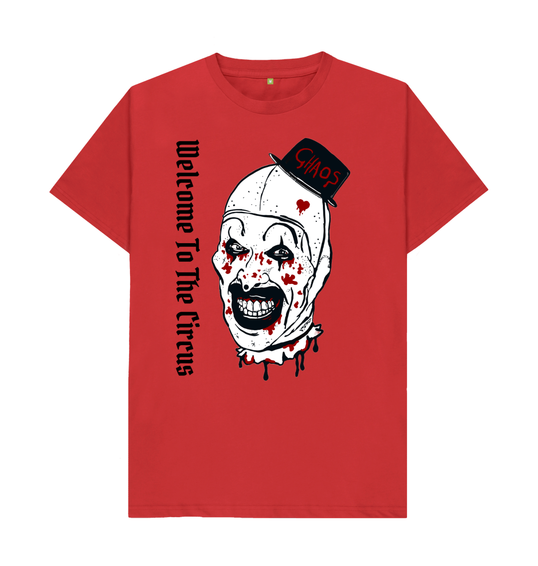 Red Don't Forget The Chaos \"Welcome Clown\" T-Shirt