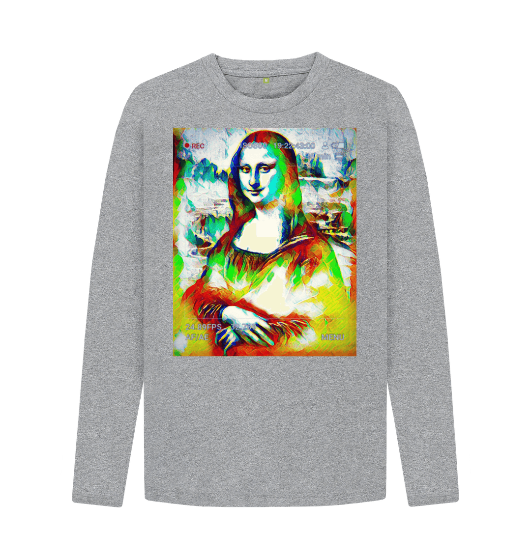 Athletic Grey Don't Forget The Chaos \"Mona\" Long Sleeve T