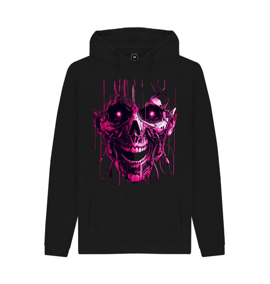 Black Don't Forget The Chaos \"Cyber Skull\" Unisex Hoodie