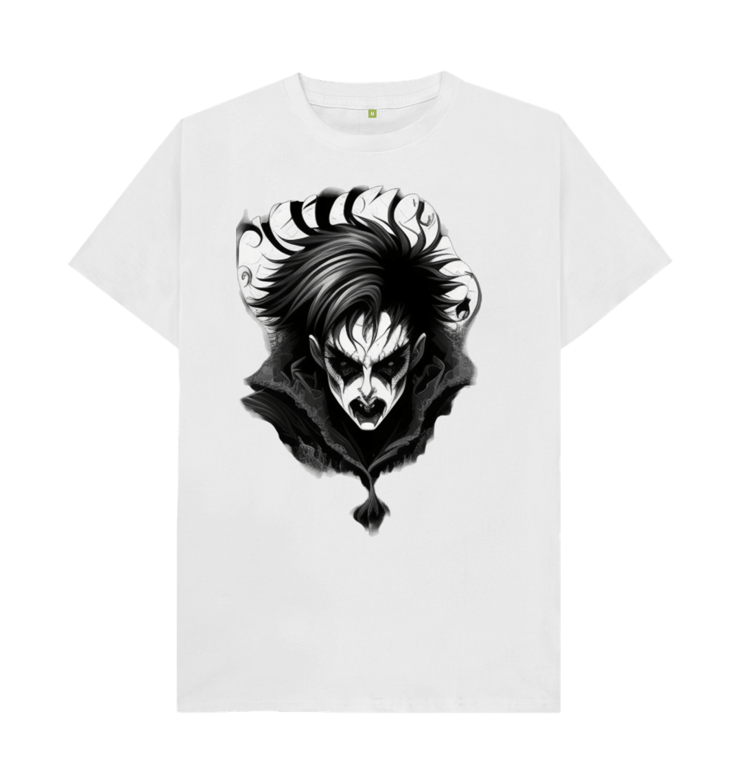 White Don't Forget The Chaos \"Scary Mike\" T -Shirt