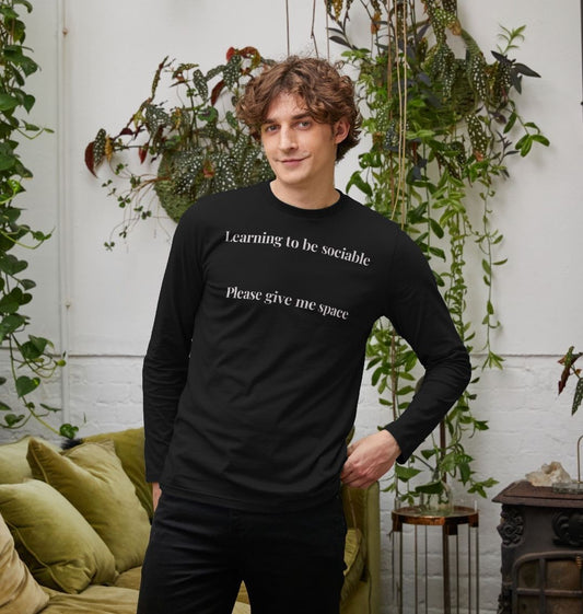 Don't Forget The Chaos "Learning" Long Sleeve Black T