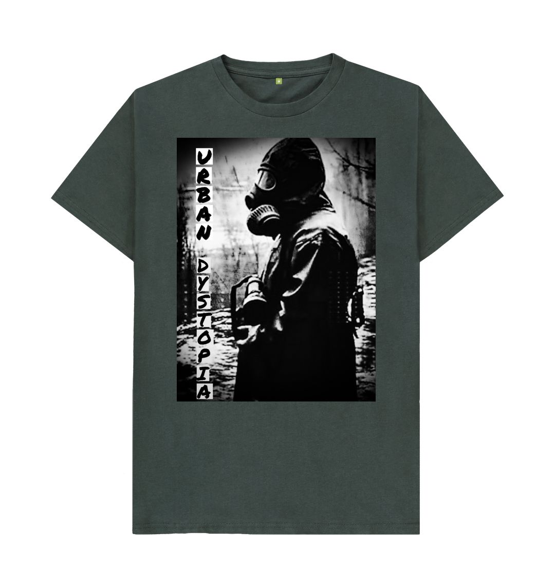 Dark Grey Don't Forget The Chaos \"Urban Dystopia\" T-Shirt