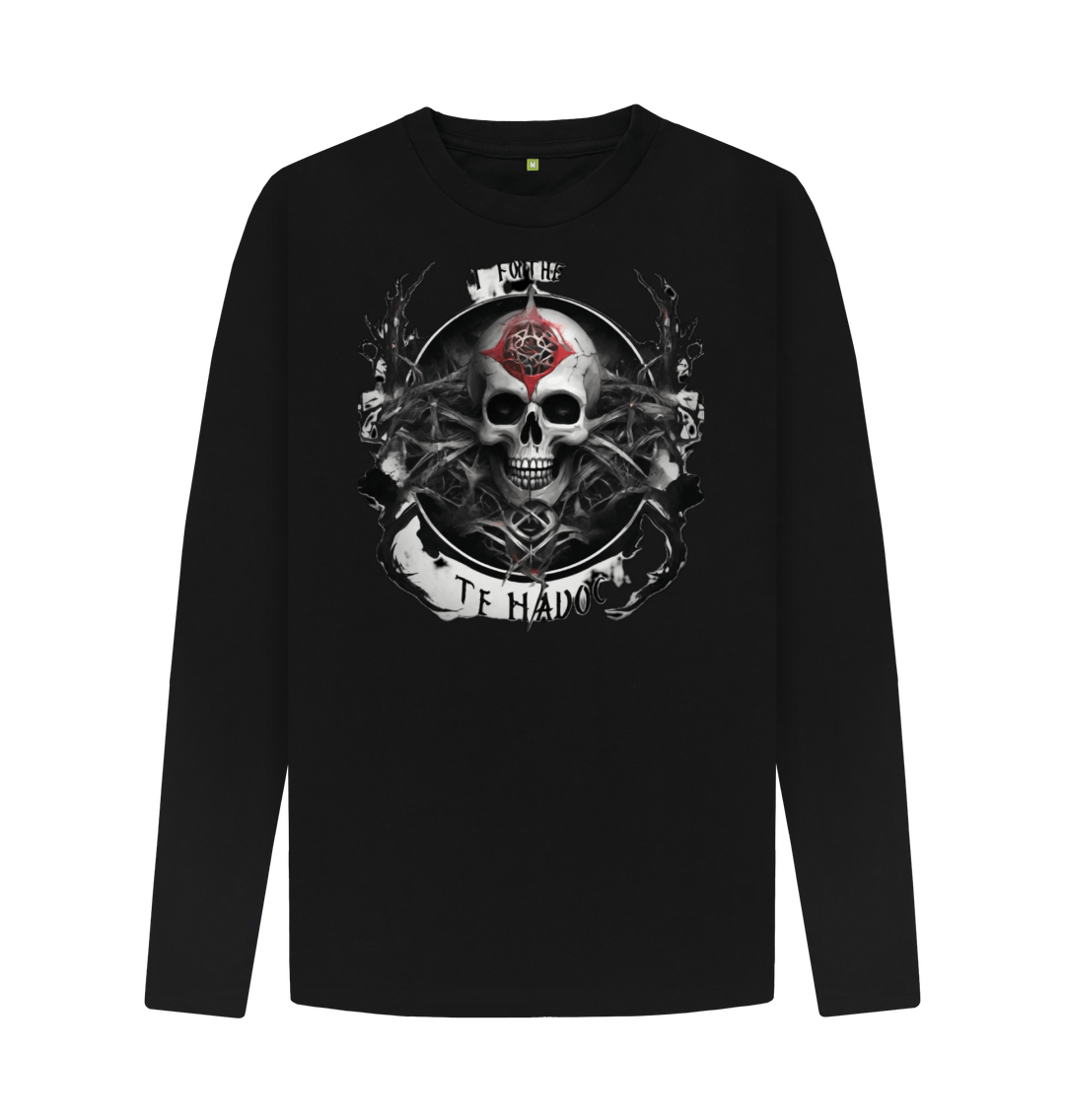 Black Don't Forget Chaos \"Chaos Skull\" Long Sleeve T