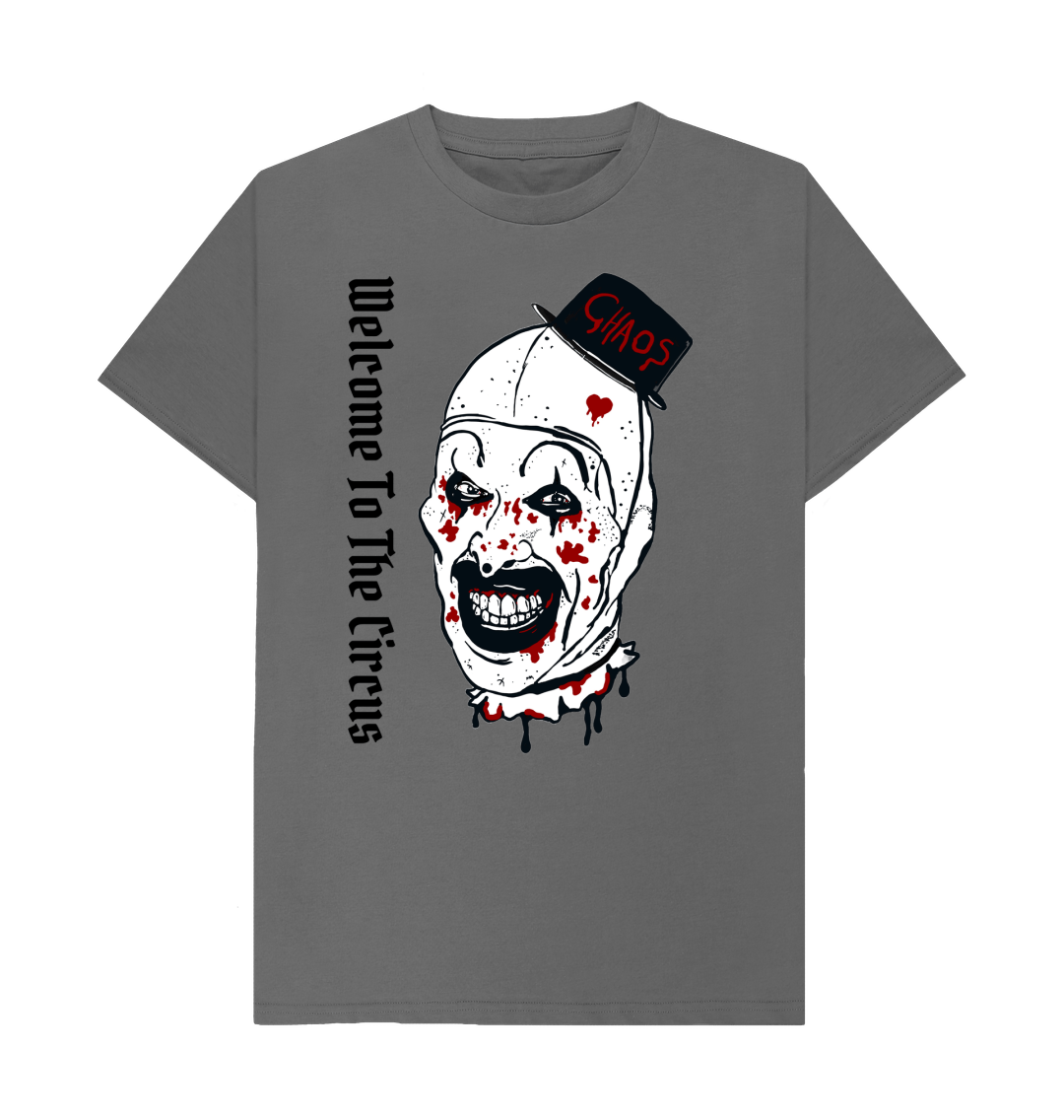 Slate Grey Don't Forget The Chaos \"Welcome Clown\" T-Shirt