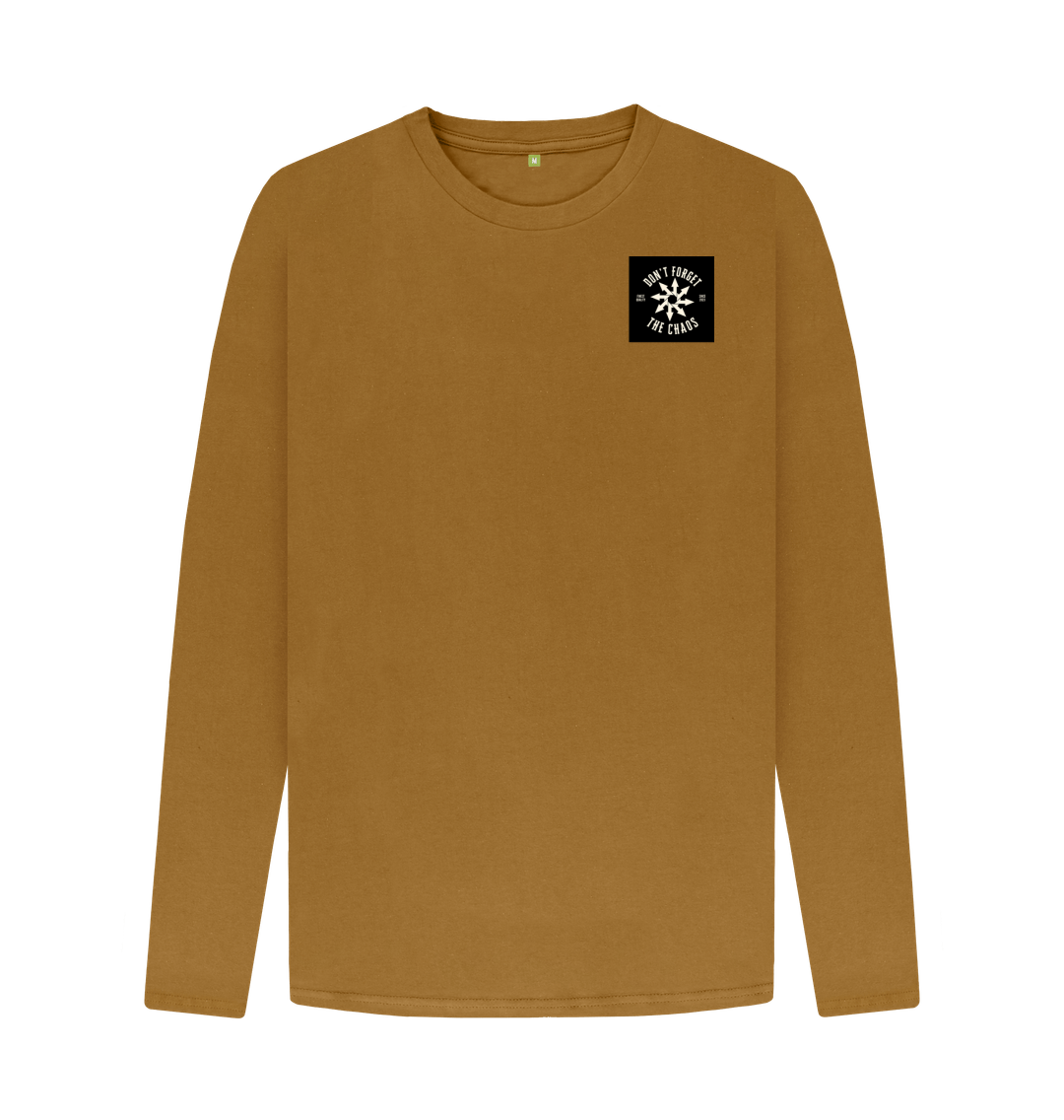 Brown Don't Forget The Chaos \"Human\" Long Sleeve T