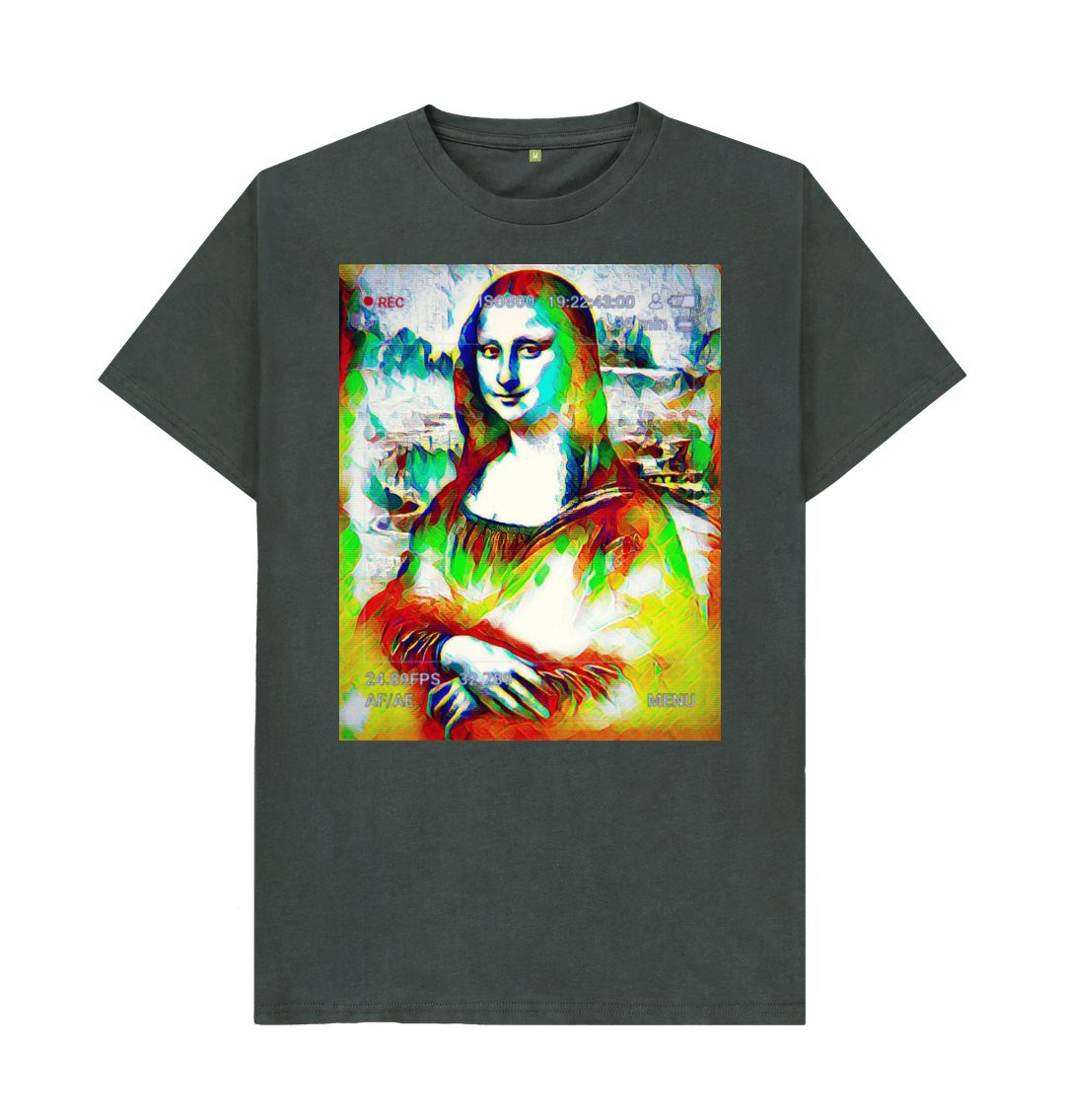 Dark Grey Don't Forget The Chaos \"Mona\" T-Shirt