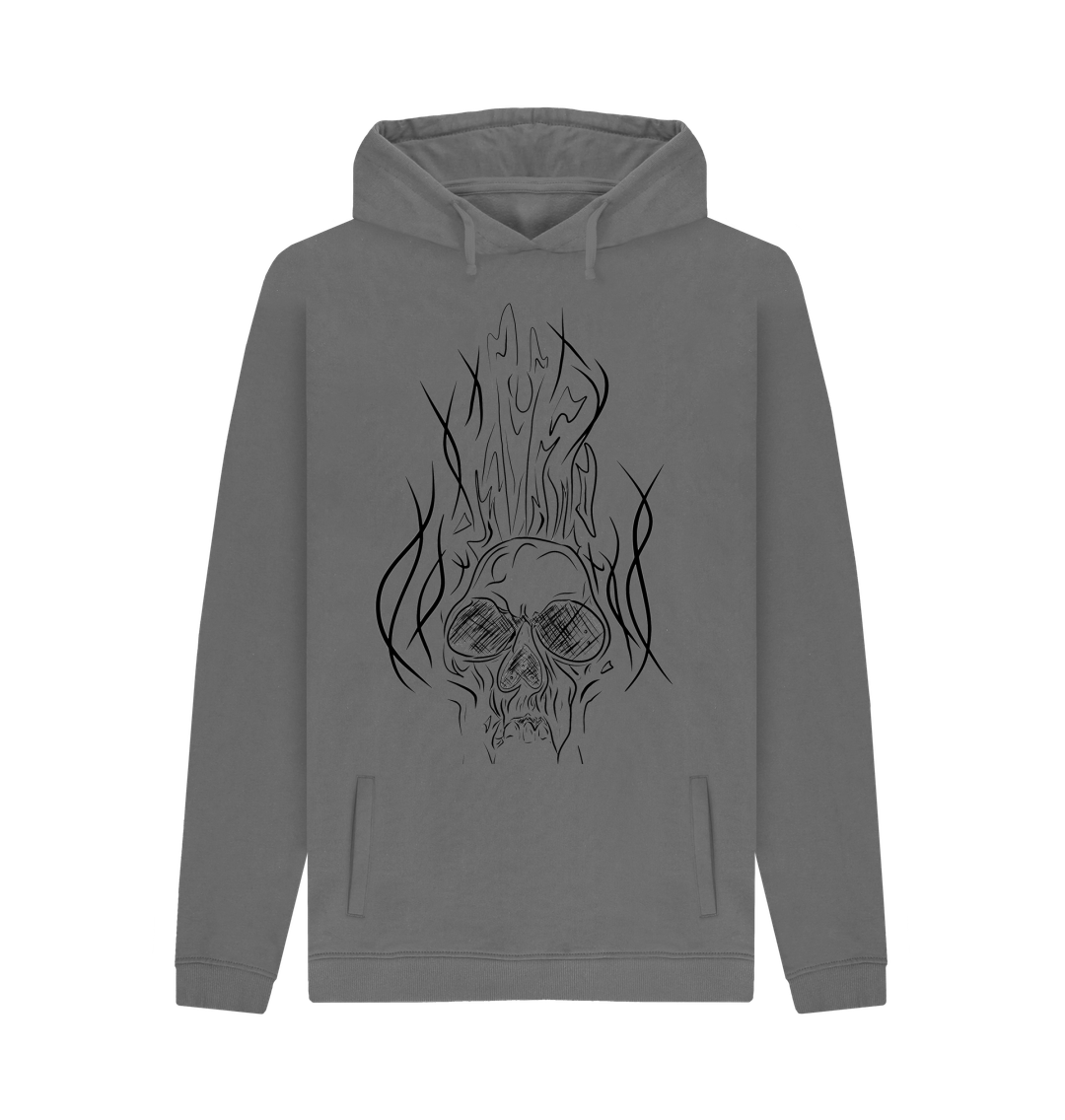 Slate Grey Don't Forget The Chaos \"Skullya\" Unisex Hoodie