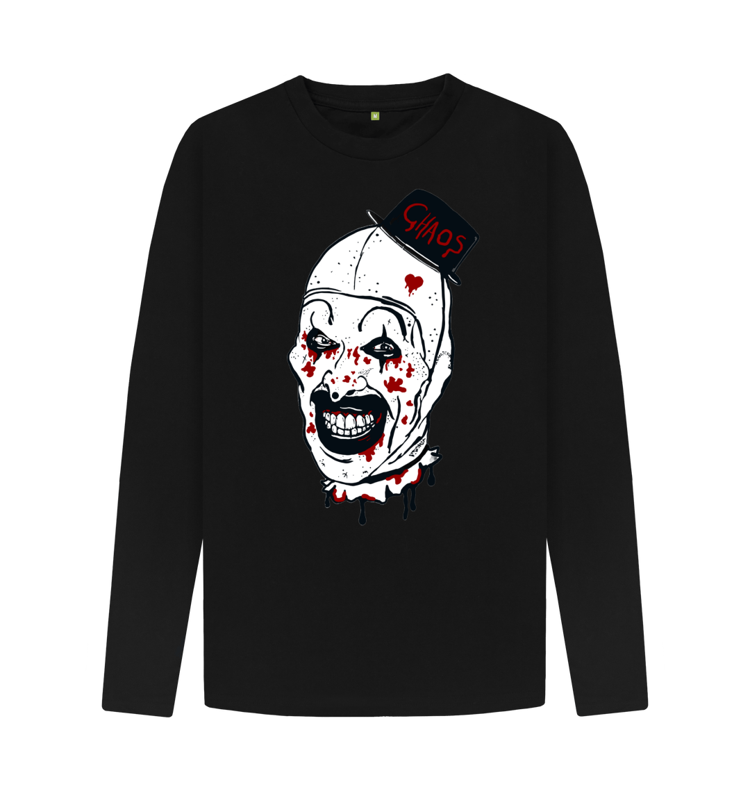 Black Don't Forget Chaos \"Terrifyier\" Long Sleeve T