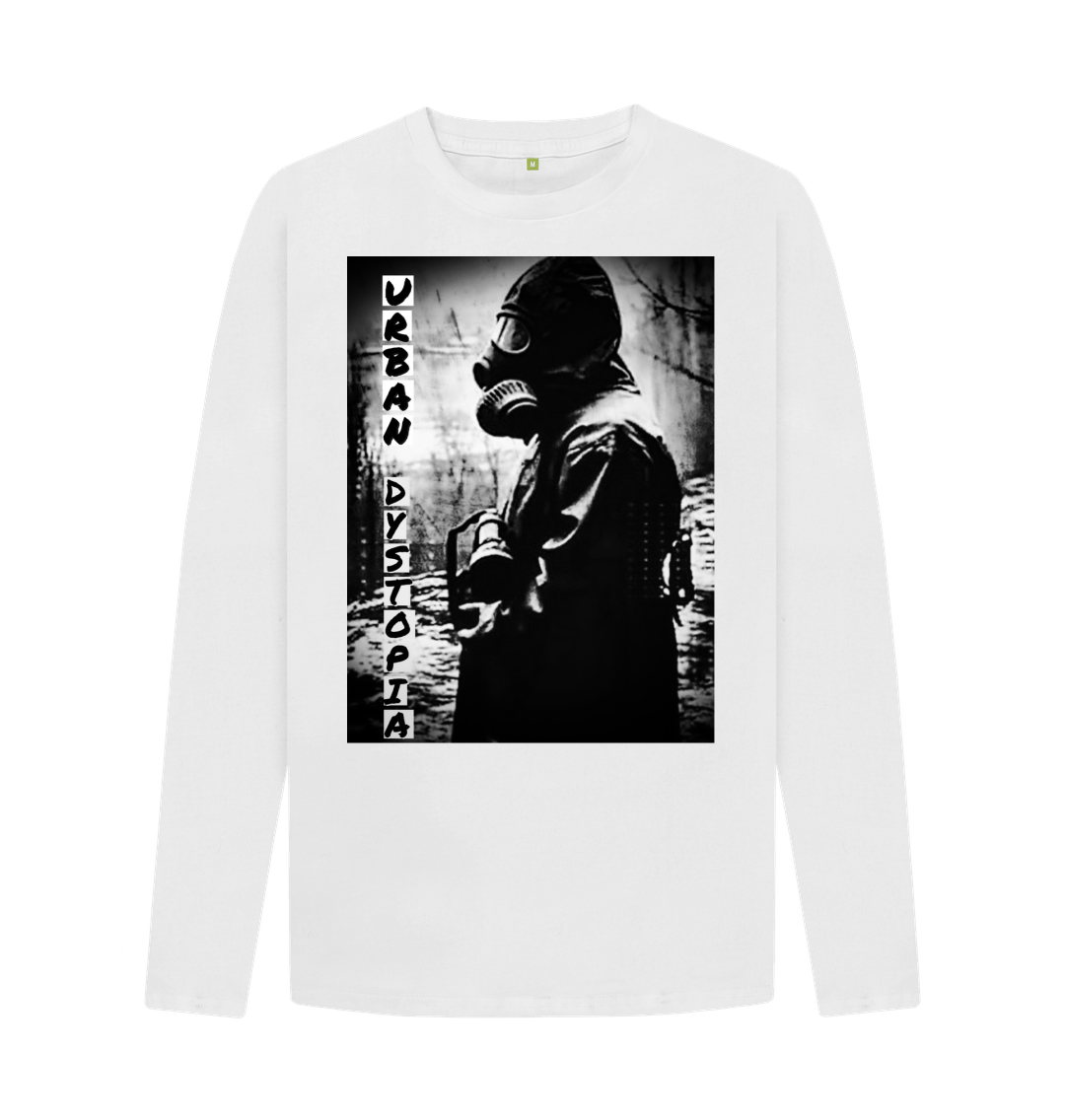 White Don't Forget The Chaos \"Urban Dystopia\" Long Sleeve T