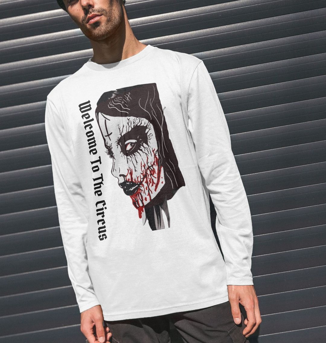 Don't Forget The Chaos Jay Garland artwork "Circus Face" Long Sleeve T