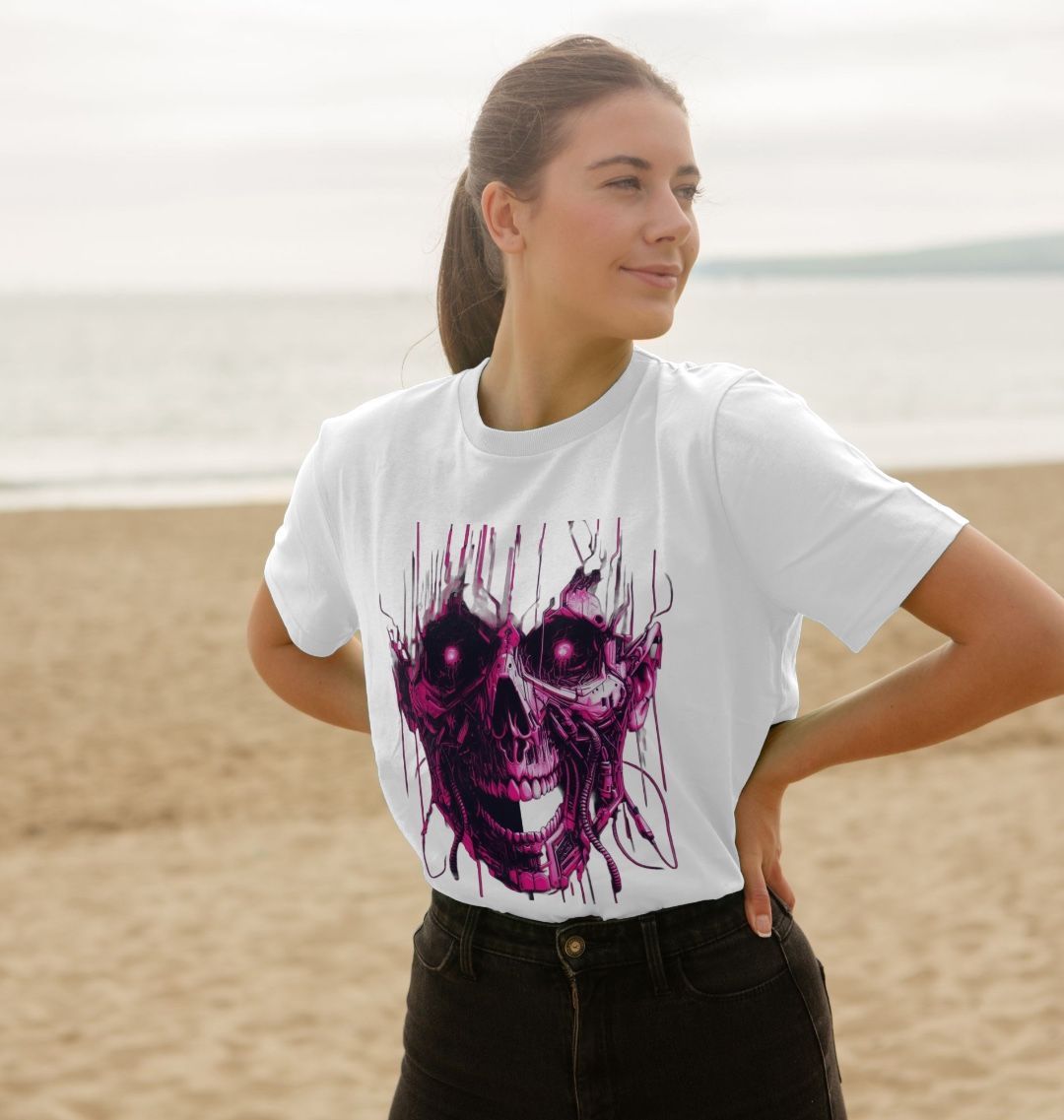 Don't Forget The Chaos "Cyber Skull" T-Shirt