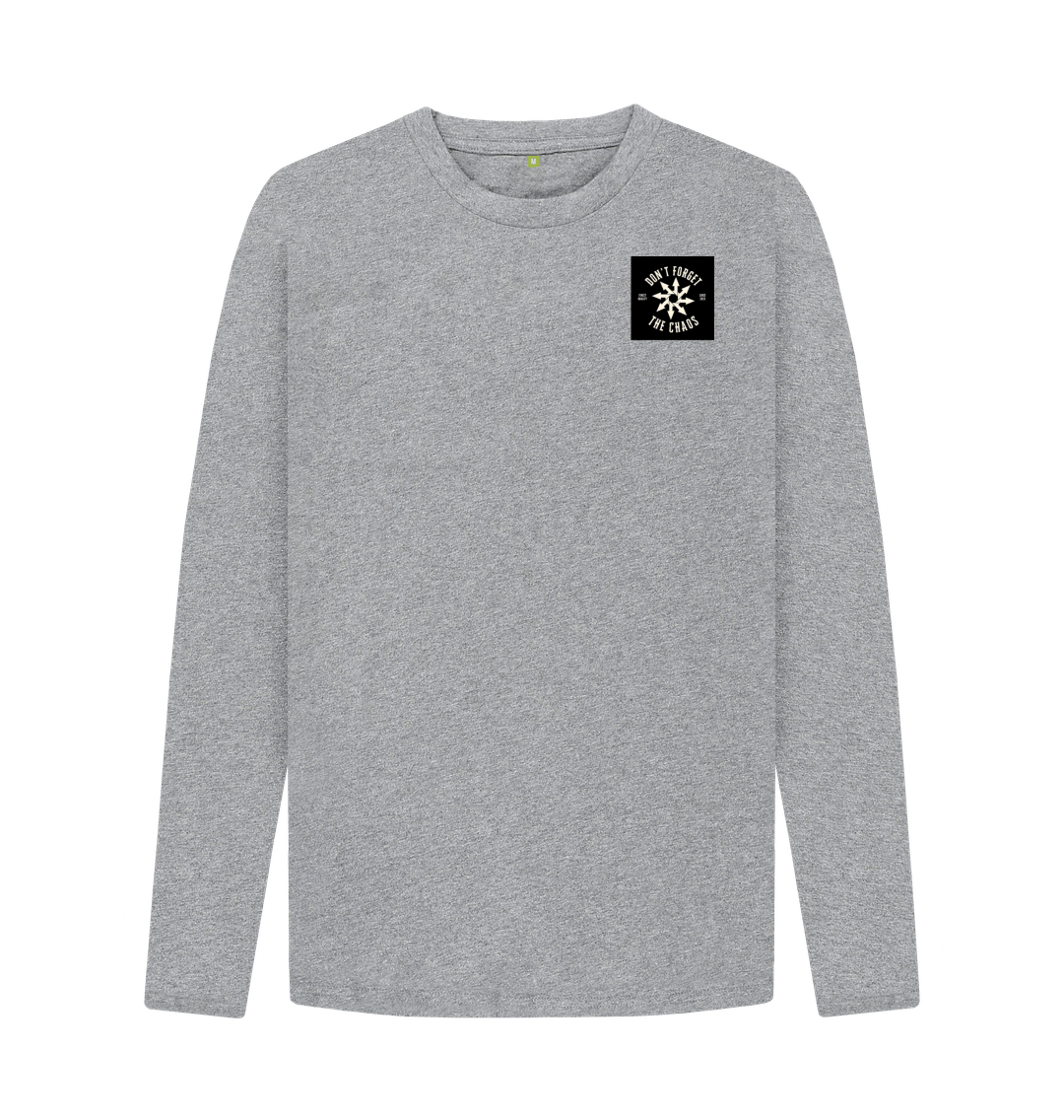 Athletic Grey Don't Forget Chaos \"White Noise\" Long Sleeve T