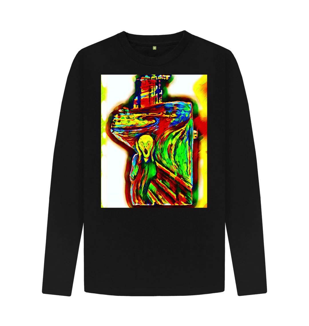 Black Don't Forget The Chaos \"Scream\" Long Sleeve T