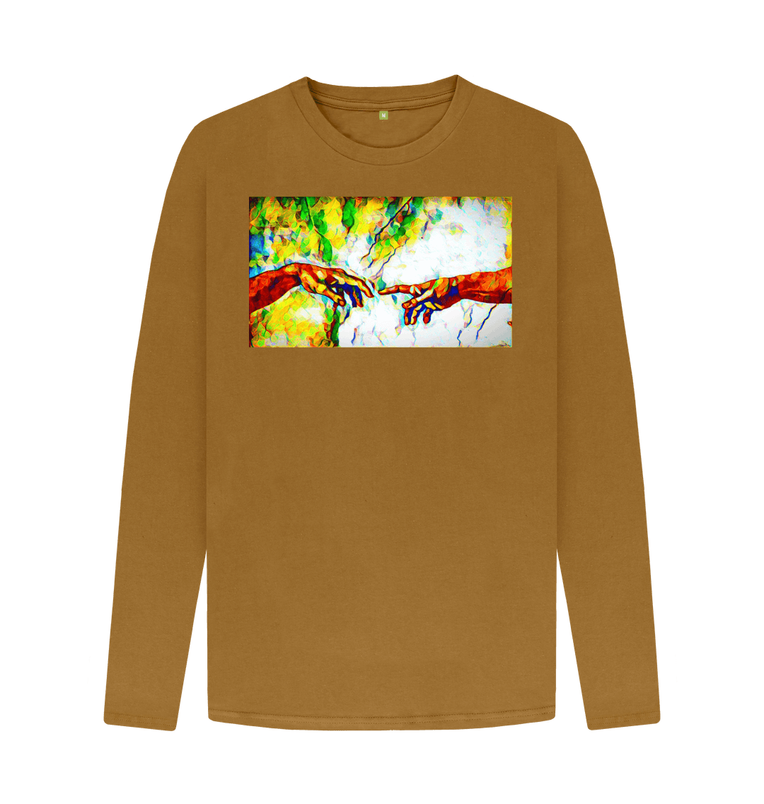 Brown Don't Forget The Chaos \"Hands\" Long Sleeve T